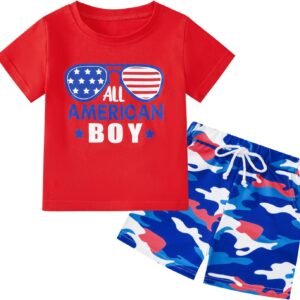 XX Toddler Boy 4th July Outfit