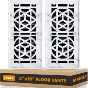 Floor Vent Covers by Brand, 2-Pack, Airflow Control