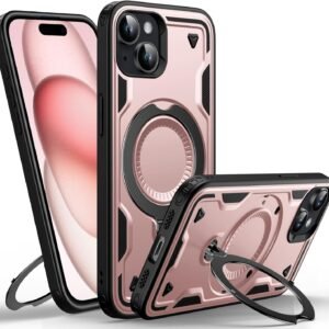 WYUIC iPhone 15 Rose Gold Case