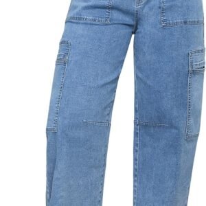 Women’s Oversized Cargo Jeans 40% Off