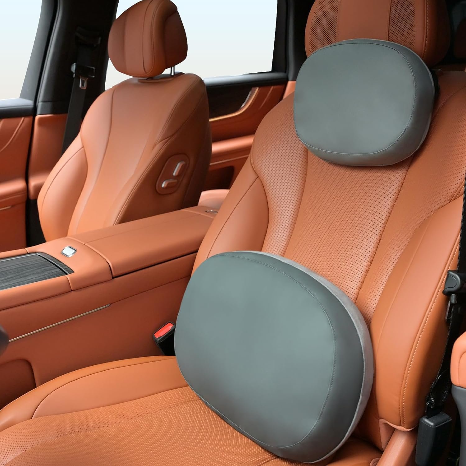 Reversible Car Lumbar Support Pillow 1 Reversible Car Lumbar Support Pillow