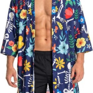 Men’s Lightweight Kimono Robe with Belt