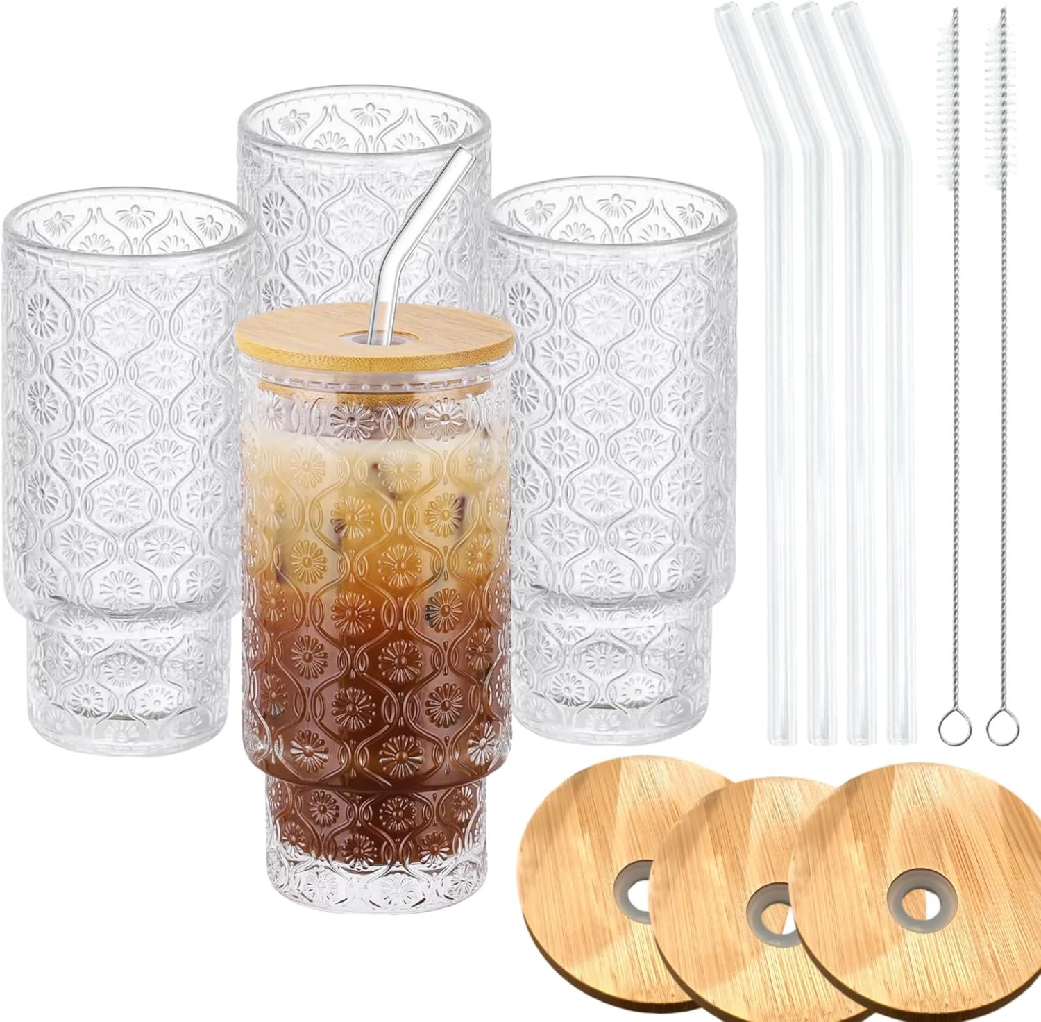 xx Vintage Glass Cups 1 xx Vintage Glass Cups
