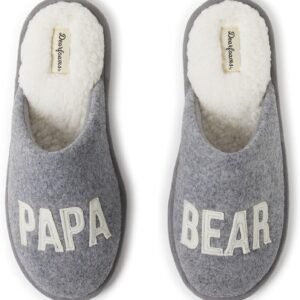 Dearfoams Papa Bear Sherpa Slippers