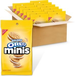Oreo Minis Golden Cookies 12-3oz Bags