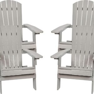 Flash Furniture Gray 4-Pc Folding Chair Set