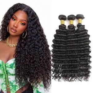 Deep Wave Human Hair Bundles