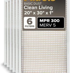 Filtrete 20x30x1 MERV 5 Air Filter 6-Pack