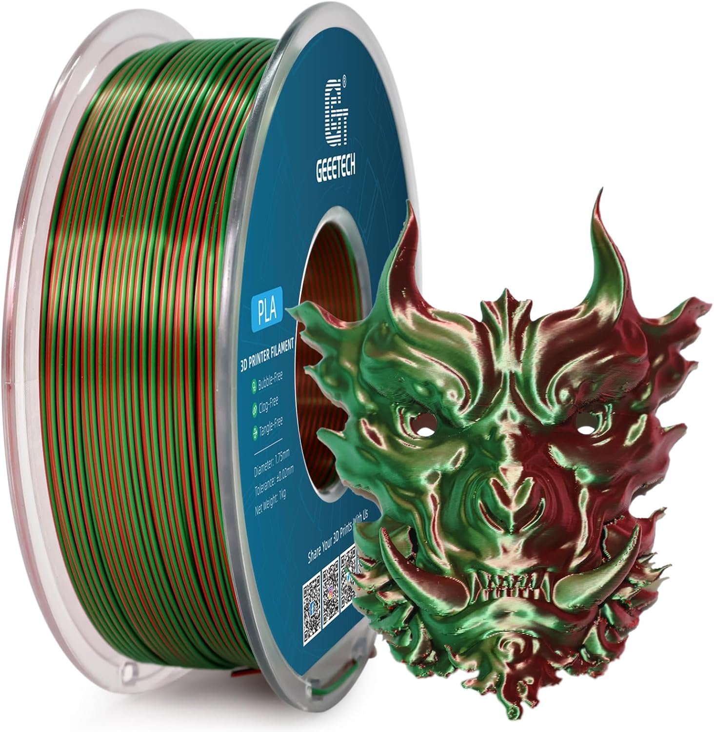 Geeetech Dual Color 3D Filaments 1 Geeetech Dual Color 3D Filaments