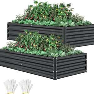 DWVO 8×4 FT Raised Garden Bed Kit