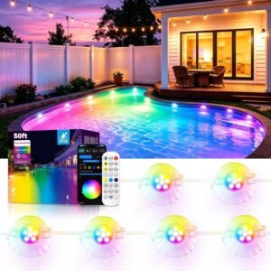 Pool LED String Lights 50% Off