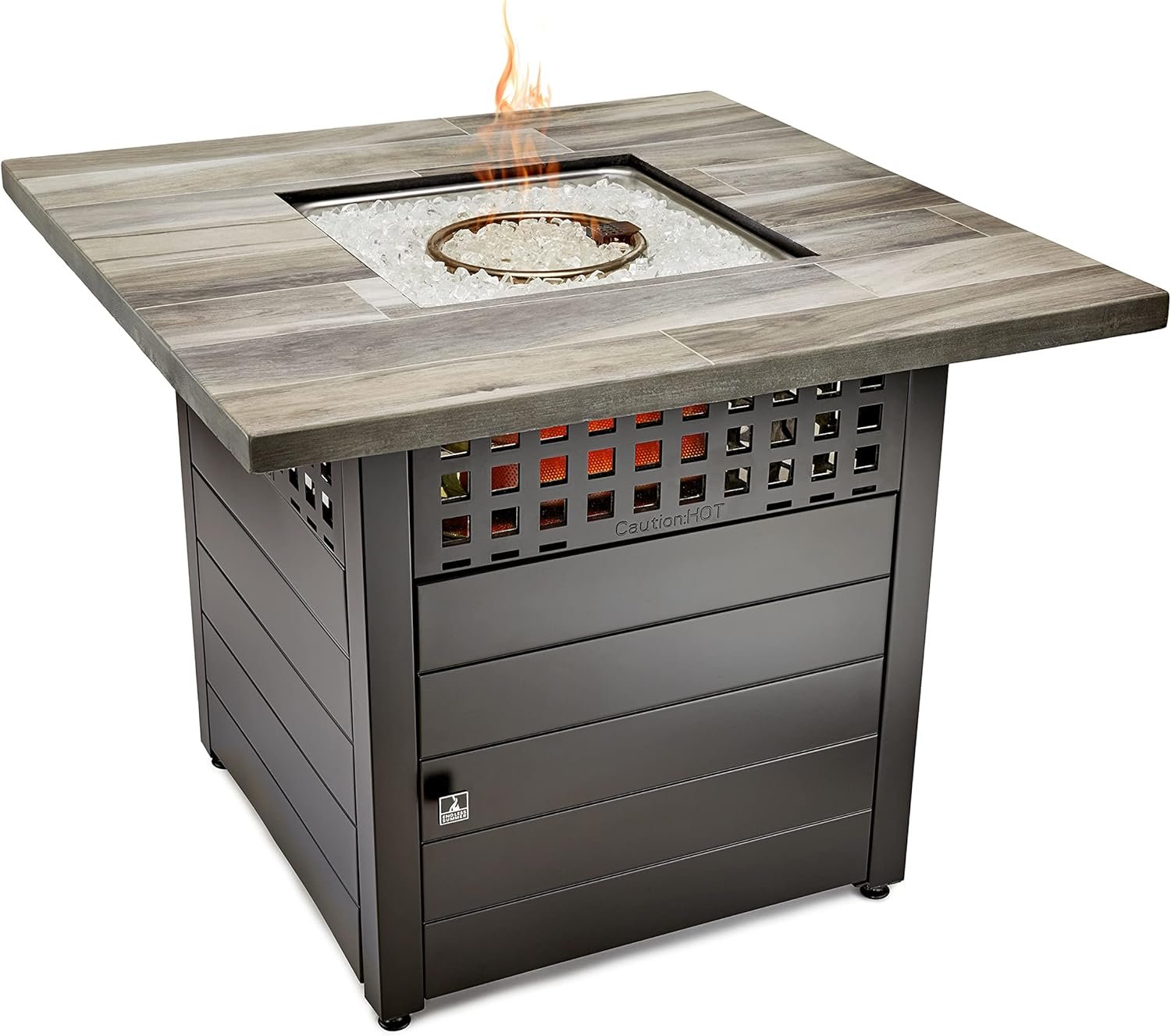 Hayden Gray 38 Dual Heat Gas Fire Pit 1 Hayden Gray 38 Dual Heat Gas Fire Pit