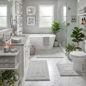 XX Bathroom Rugs 3 Piece Set