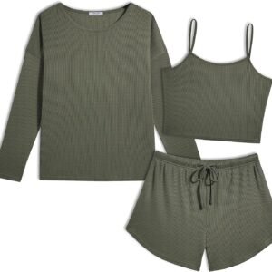 Ekouaer Cozy Pajama Sets for Women