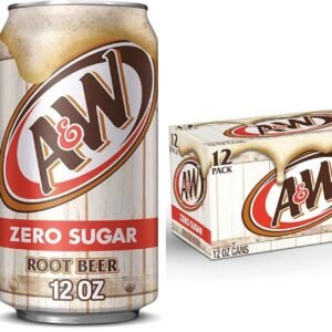 A&W Zero Sugar Root Beer Soda 12 Pack