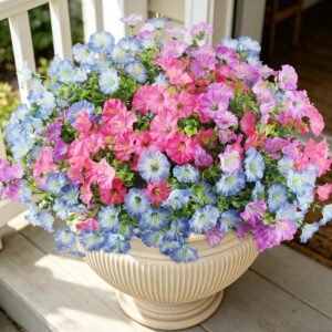 AmberFun Artificial Flowers for Home Decor