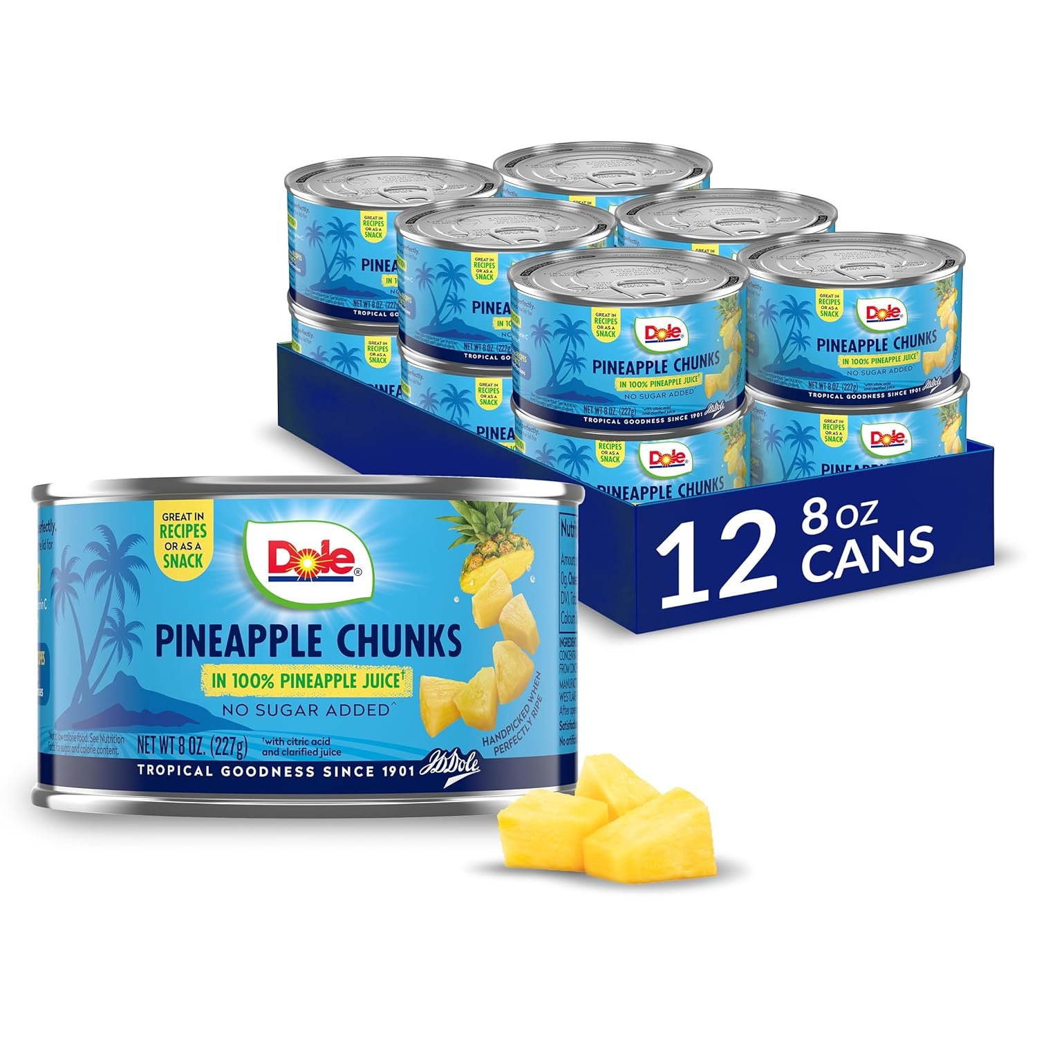 Dole Canned Fruit 8oz 12-Pack 1 Dole Canned Fruit 8oz 12-Pack