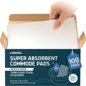 Lunderg Commode Pads with Clip