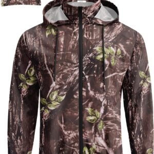 COOFANDY Packable Rain Jacket