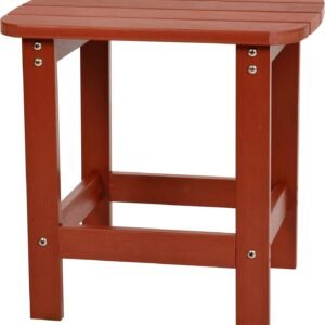 Flash Furniture Red Outdoor Side Table