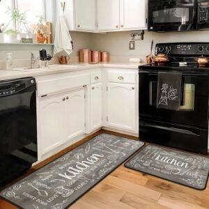 Kitchen Rugs and Mats Sets of 2