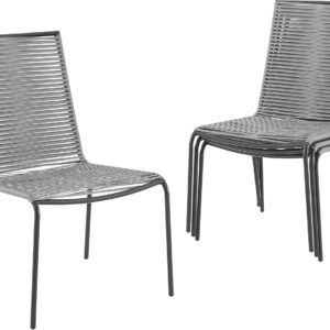 Crosley Fenton 4-Piece Wicker Patio Chair Set