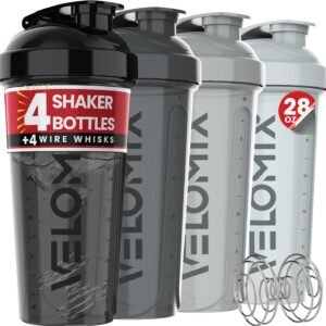 VELOMIX 28oz Protein Shaker Bottles