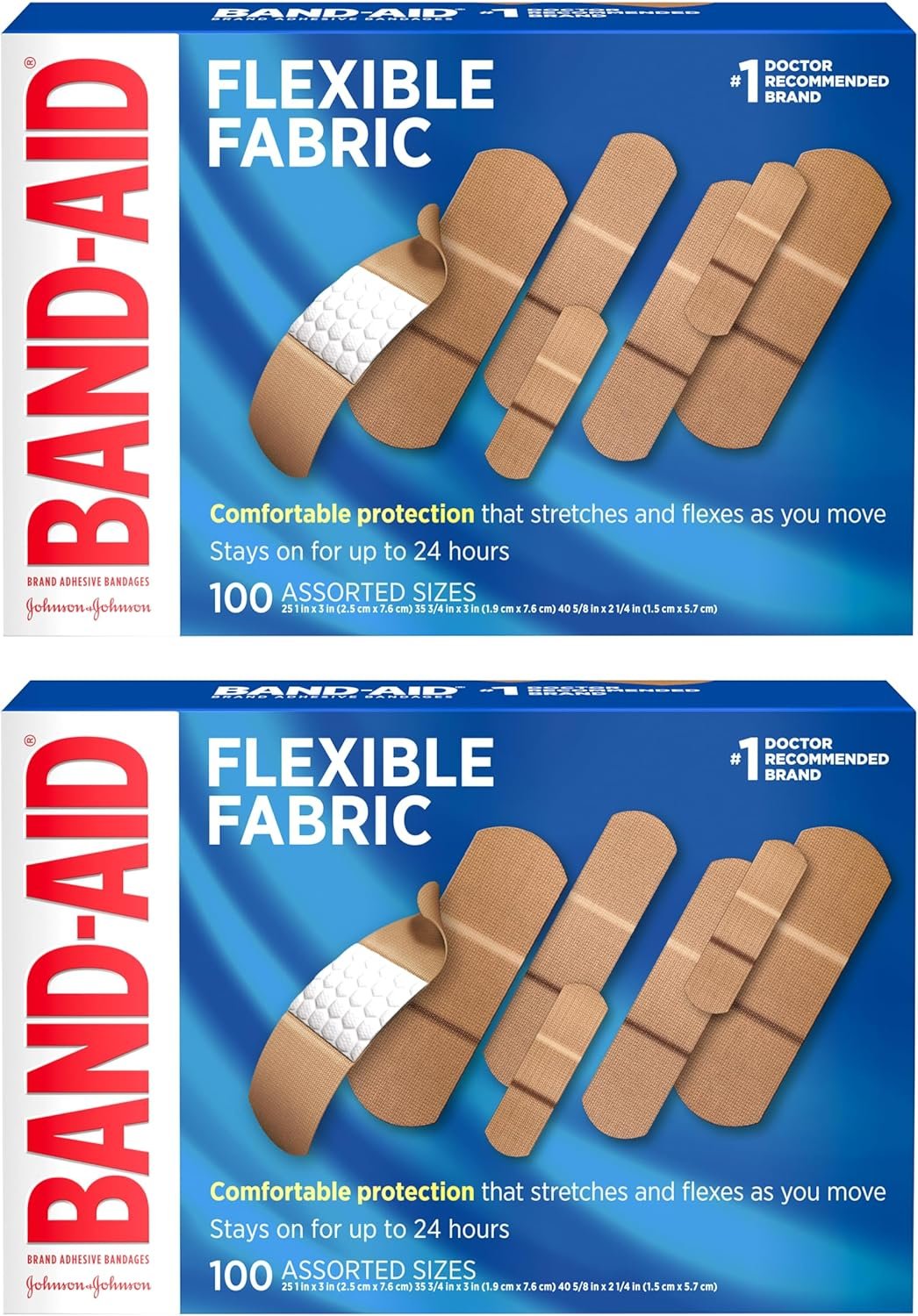 BAND-AID Flexible Fabric Bandages for Wound Care 1 BAND-AID Flexible Fabric Bandages for Wound Care
