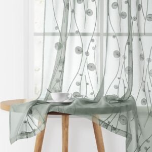 Sage Green Sheer Curtains