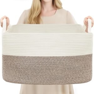 Youdenova Cotton Storage Baskets