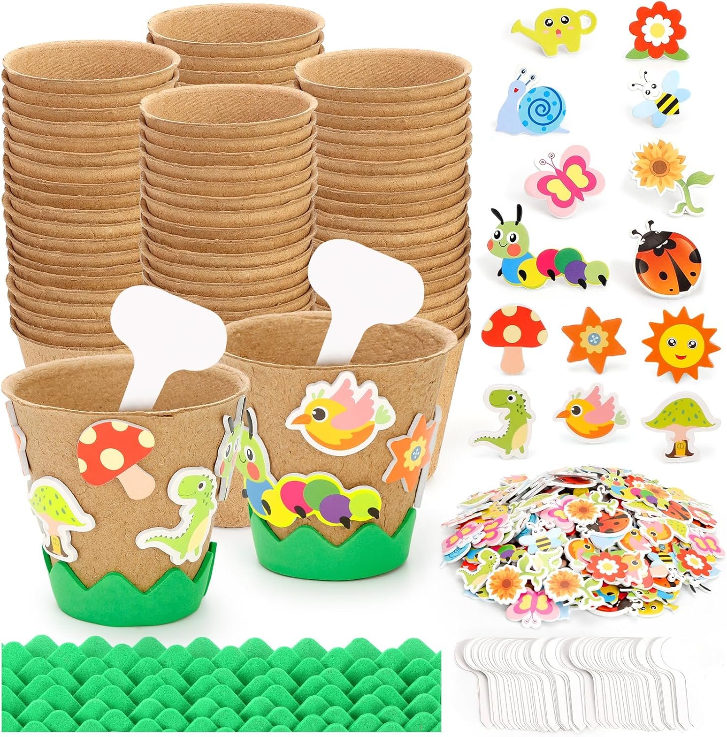 Garden Paper Pot Craft Kit 80 Pack 1 Garden Paper Pot Craft Kit 80 Pack