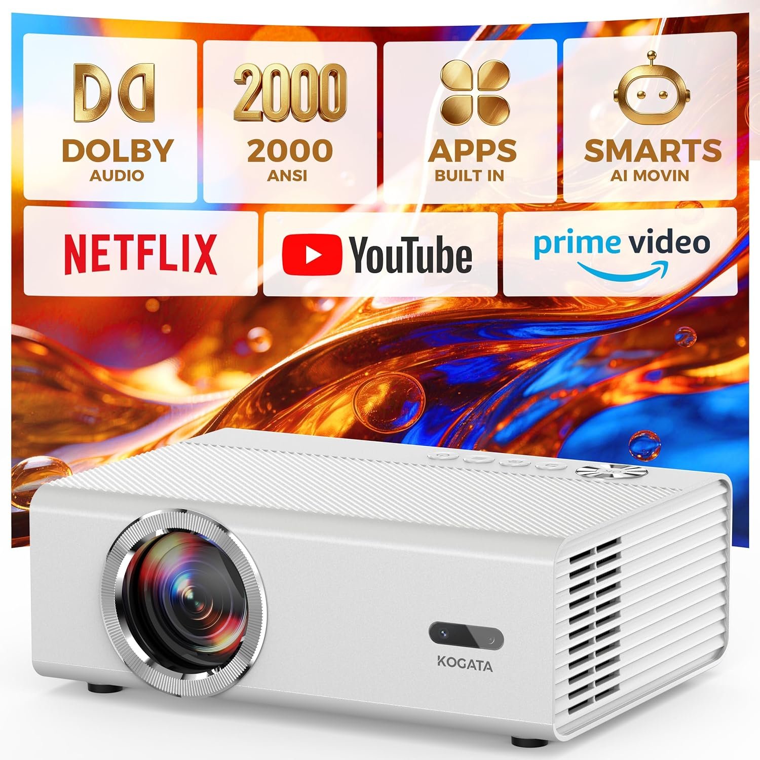 Kogata 4K Smart Projector for Home Theater 1 Kogata 4K Smart Projector for Home Theater