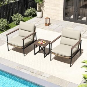 Happatio Outdoor Patio Conversation Set