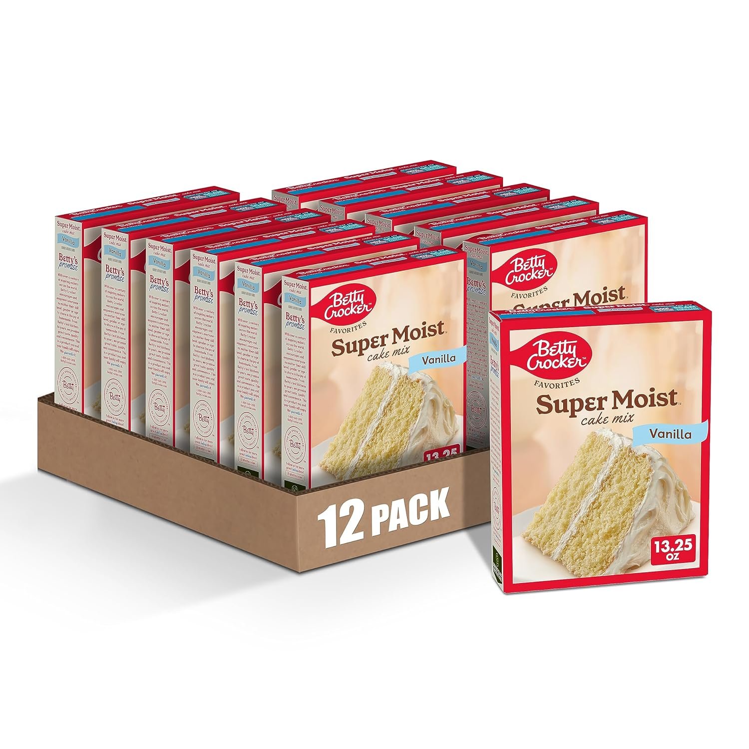 Betty Crocker Vanilla Cake Mix 12-Pack 1 Betty Crocker Vanilla Cake Mix 12-Pack