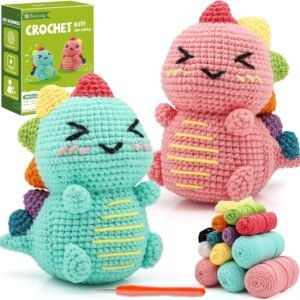Faircosy Dinosaur Crochet Kit for Beginners