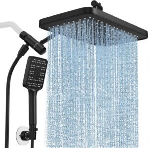 XX 12″ Rain Shower Head with Handheld Spray