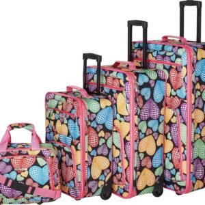 Rockland 4-Piece Expandable Luggage Set