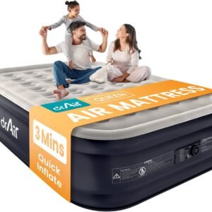 Queen Air Mattress with Pump for Guests