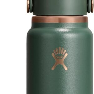 reg xxHydro Flask Micro Bottle – Insulated Mini Leak Proof Flask for Purse or Pocket in 6.7 Oz Forest Green Arc
