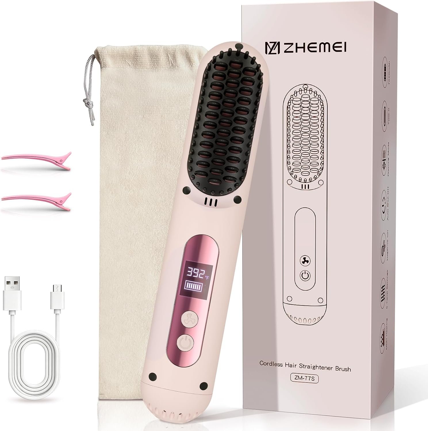 - ZM Hair Straightener Brushes 1 - ZM Hair Straightener Brushes