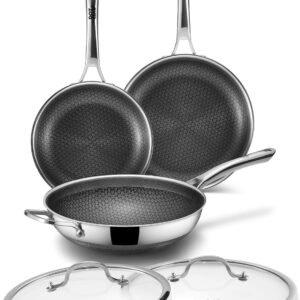 Nonstick Hybrid Stainless Steel Cookware SetsON SALE + Use