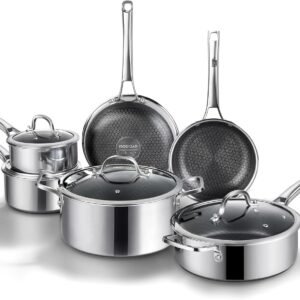 NONSTICK HYBRID PAN 10 PC SETON SALE + Use