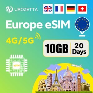 UROZETTA Europe eSIM Cards