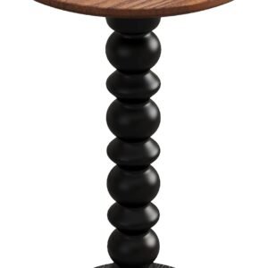 Solid Wooden Round Side Table