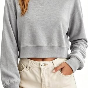 – Oversized Cropped Sweatshirts