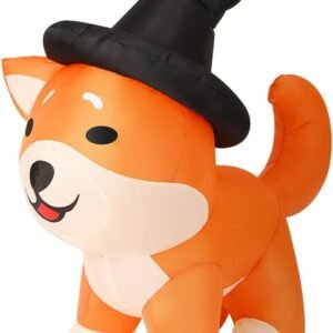 Halloween Inflatable Wizard CorgisPrice drop
