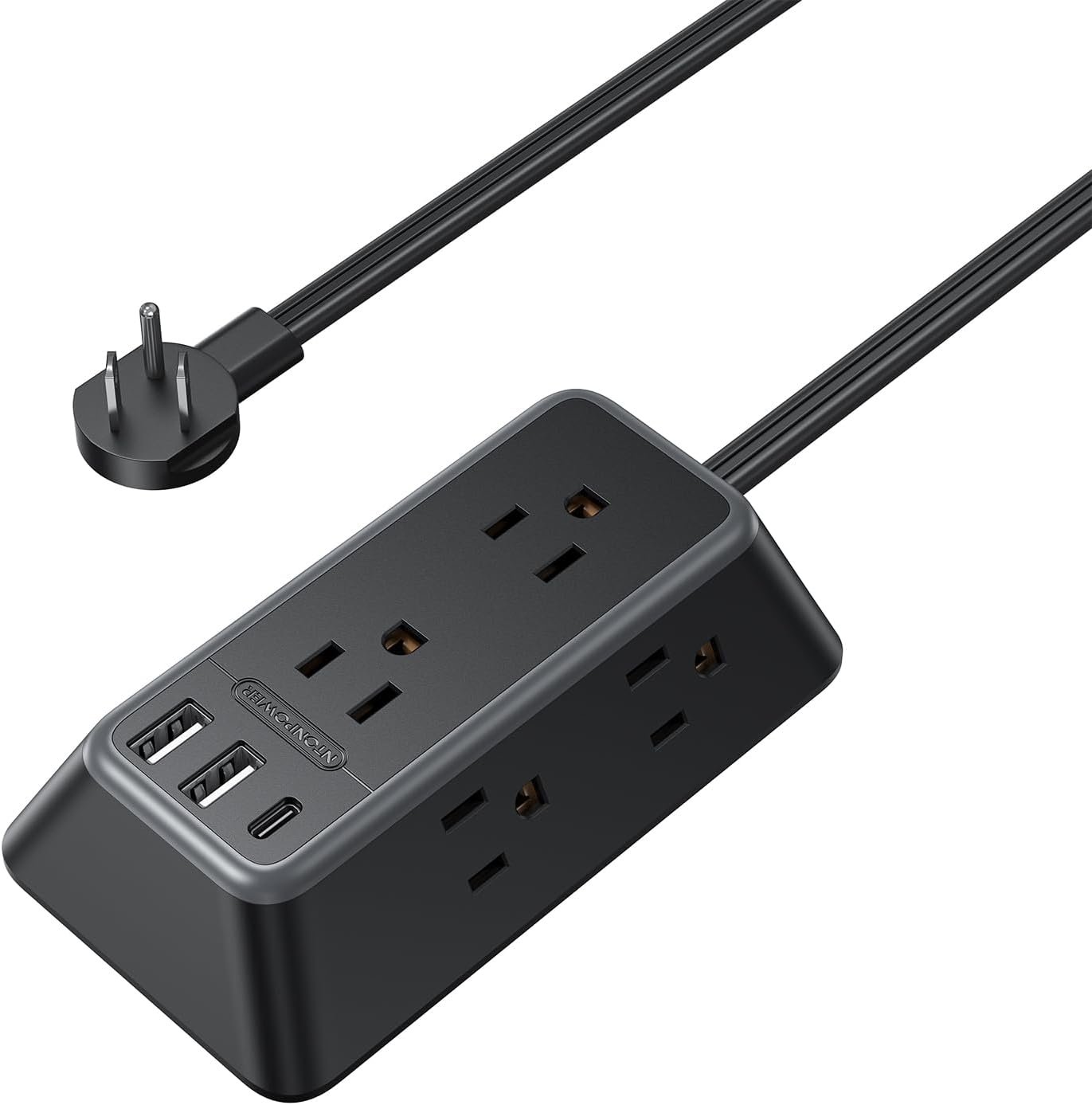10FT Black Extension Cord 1 10FT Black Extension Cord