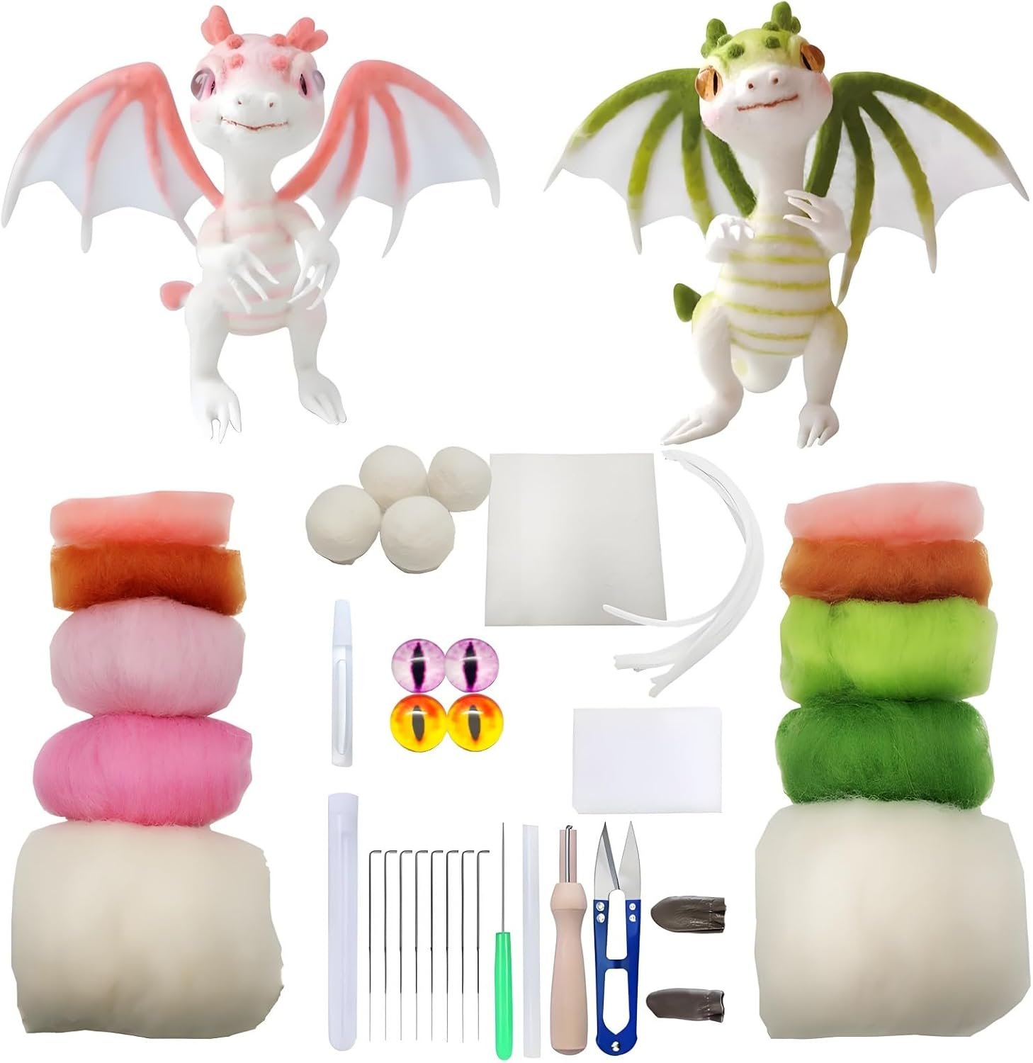Needle Felting Dragon Kits 1 Needle Felting Dragon Kits