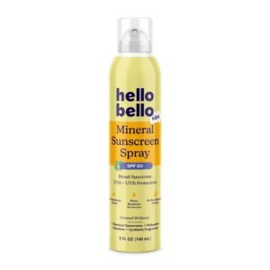 reg Hello Bello Kids Sunscreen – SPF50 Bro-Spectrum Mineral Sun Spray, 5oz