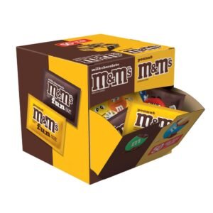low as xxSubscribeM&MS Milk Chocolate & Peanut Fun Size Candy Variety Pack Bulk Box, 50 Ct, 30.58 oz